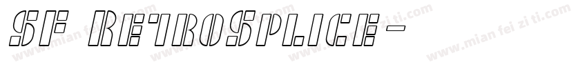 SF RetroSplice字体转换